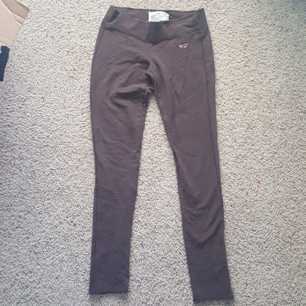 Brown Hollister leggings